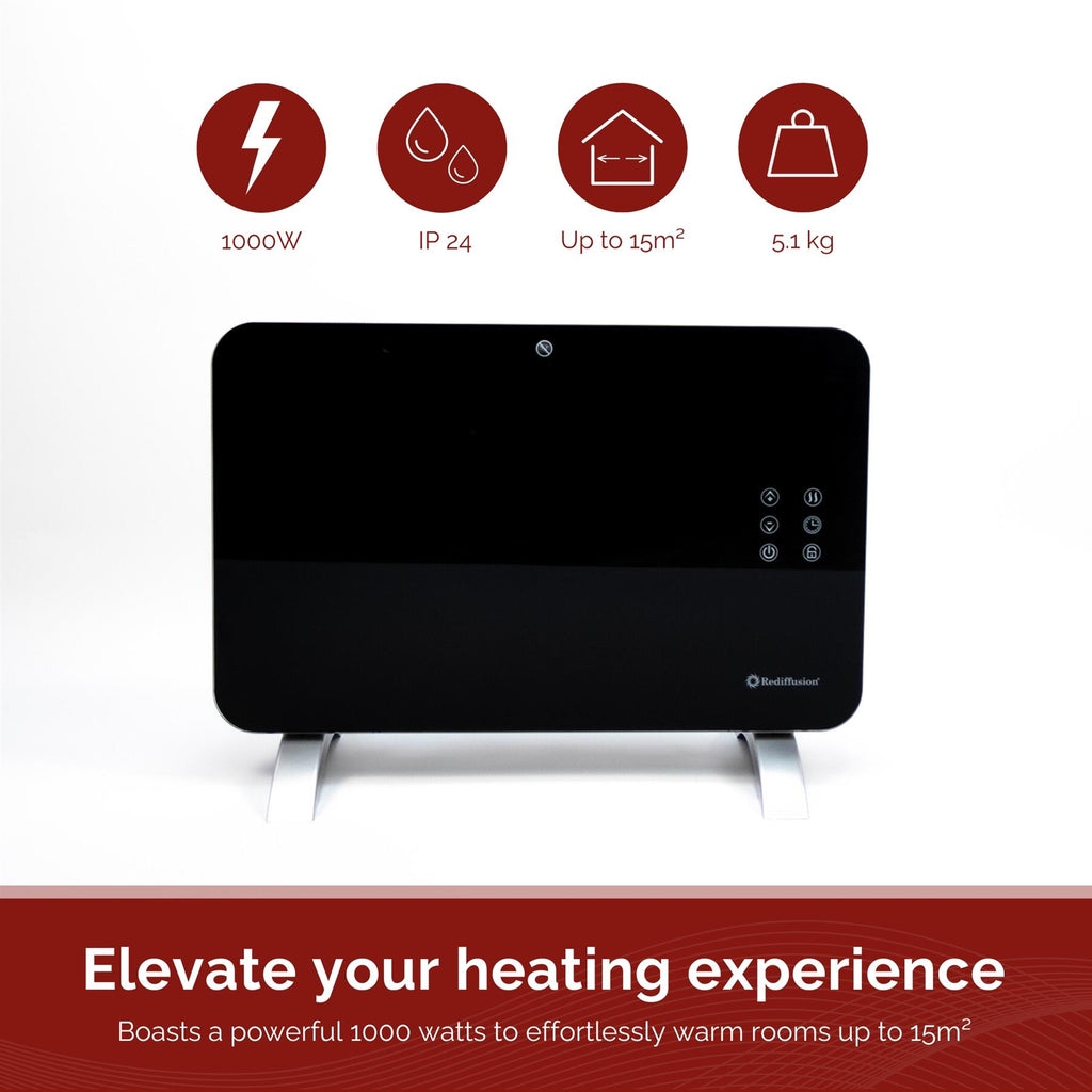 Rediffusion Smart Glass Panel Heater