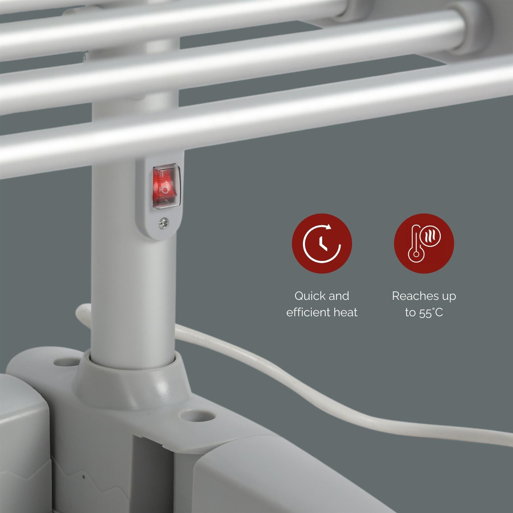 Rediffusion Tiered Heated Clothes Airers
