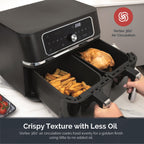 Rediffusion ClearCook 9L Dual Zone Air Fryer with Viewing Window