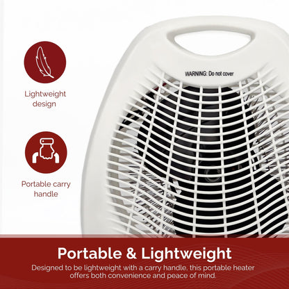 Rediffusion 2000W Portable Fan Heater