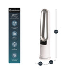 Rediffusion ZenAir Bladeless 3 in 1 Air Purifier, Fan & Heater - White