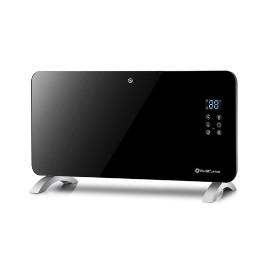 Rediffusion Smart Glass Panel Heater 1500W Black
