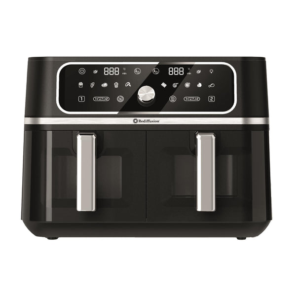 Rediffusion ClearCook 9L Dual Zone Air Fryer with Viewing Window