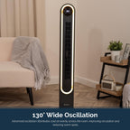 Rediffusion Halo 42" Digital Tower Fan - Black