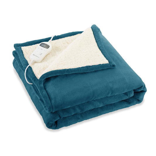 Rediffusion CosySnug Luxury Heated Throw Teal