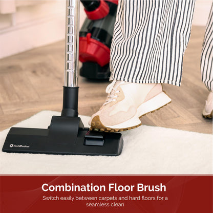 Rediffusion Multi Cyclonic Bagless Vacuum Cleaner Red