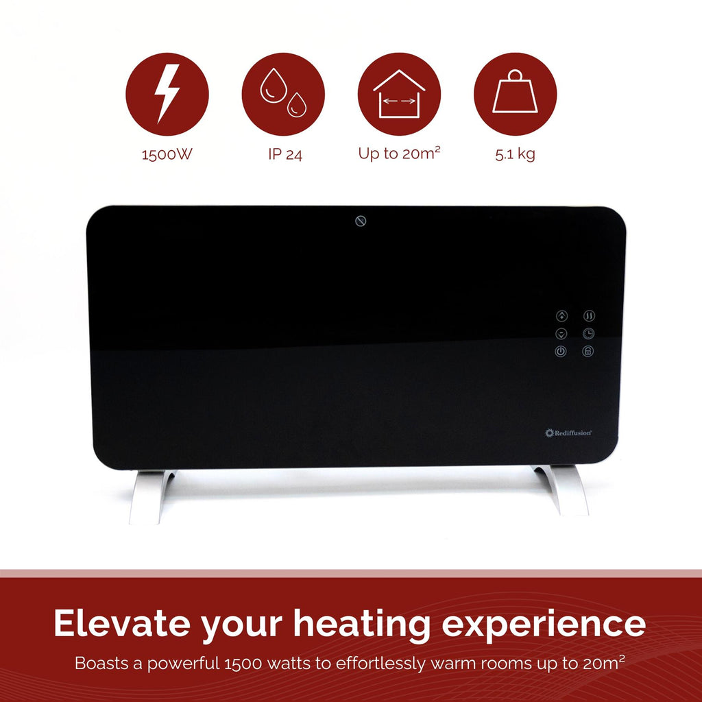 Rediffusion Smart Glass Panel Heater