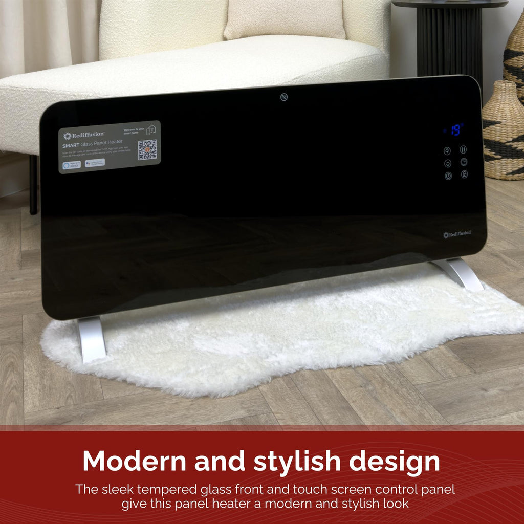 Rediffusion Smart Glass Panel Heater