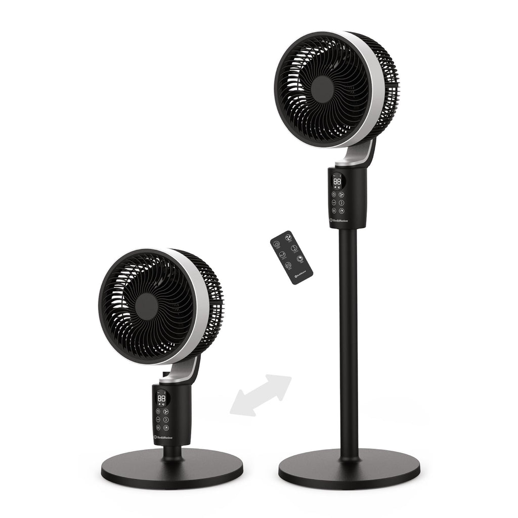 Rediffusion Air360 Adjustable Height Oscillating Fan