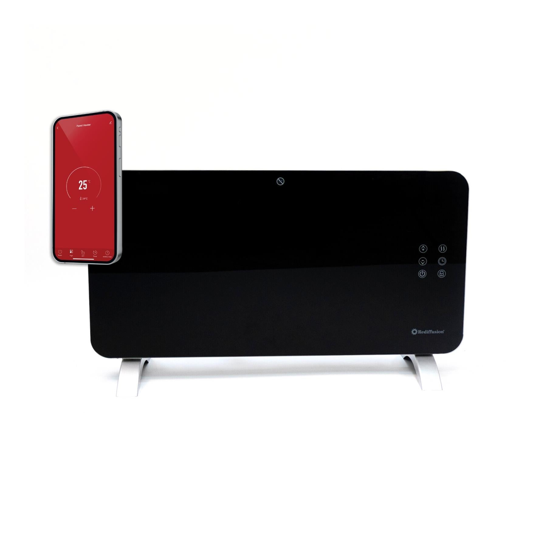 Rediffusion Smart Glass Panel Heater
