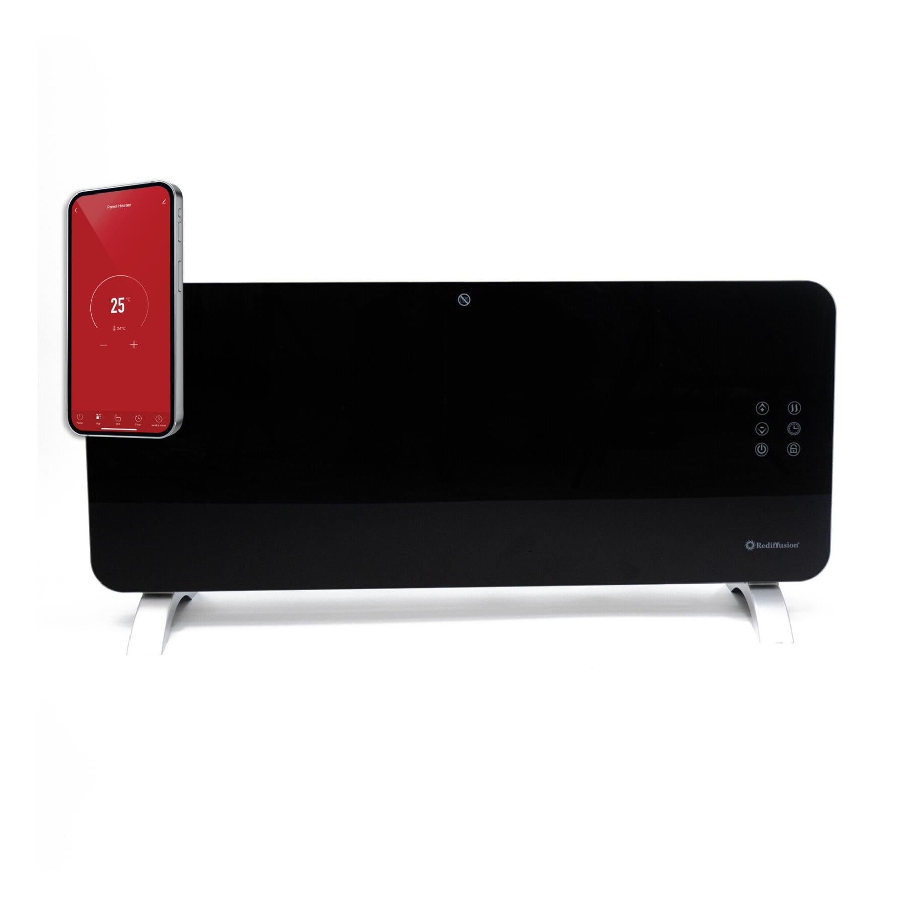 Rediffusion Smart Glass Panel Heater