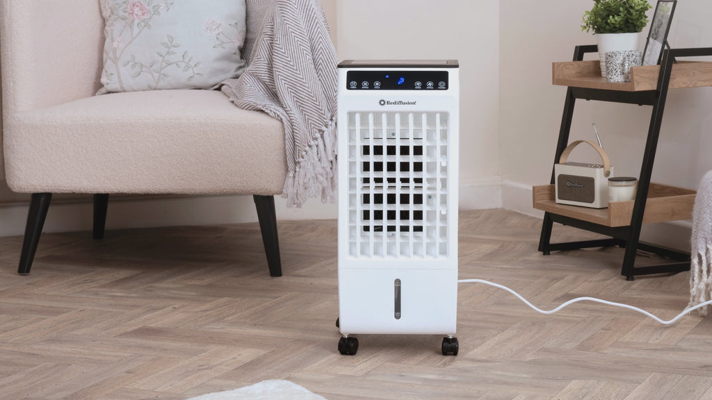 Rediffusion 4-in-1 Digital 6L Evaporative Air Cooler - White